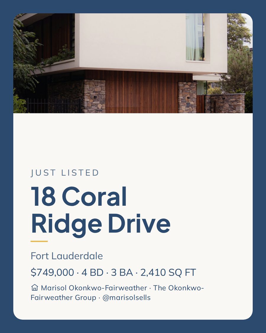 Listing post on Fairview Dr